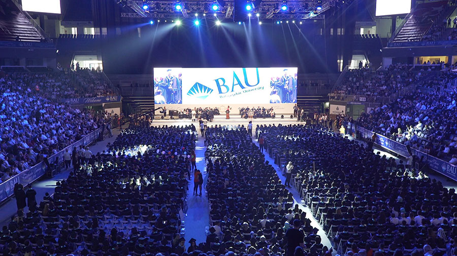 Bahçeşehir Üniversitesi 2016 Mezuniyet Töreni Video Wall Tasarımları